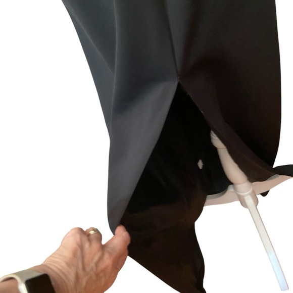 Georgiou Black One-Shoulder Dress Gown Size 8 Floor Length Black Tie Gala Prom - Picture 3 of 13